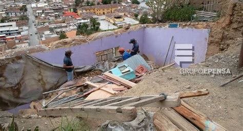 Tarma Casa Se Derrumba Y Aplasta A Dos J Venes Peru Correo