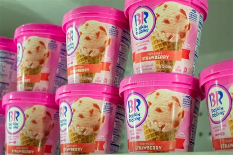 Baskin Robbins Premium Ice Cream Very Berry Strawberry Made With Cow Milk 450 Ml Tub