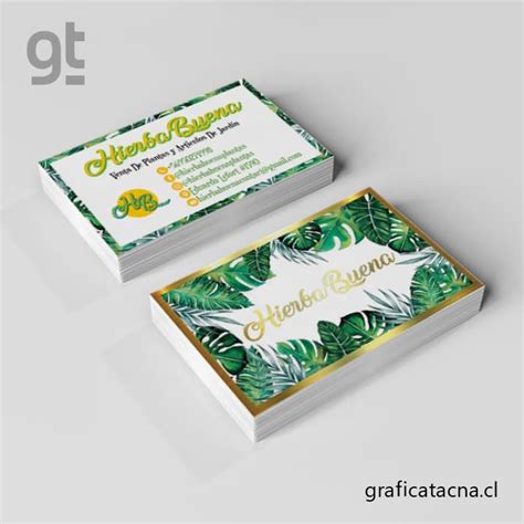 Tarjetas de Presentación Tarjetas Hot Stamping Gráfica Tacna