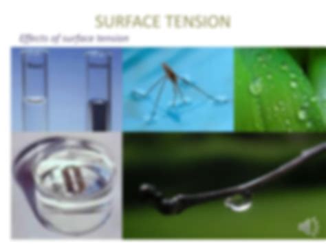 SOLUTION Surface Tension Factors Affecting Surface Tension Surface