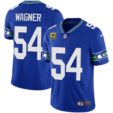 Bobby Wagner Seattle Seahawks 2023 Royal Throwback Jersey