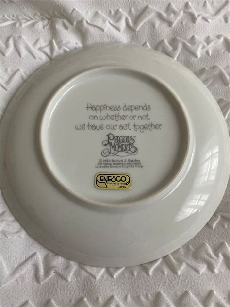 Collectible 1980s Enesco Precious Moments Plates Etsy