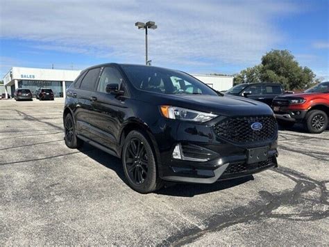 2024 Ford Edge St Line 3 Miles 4d Sport Utility Black Metallic New Ford Edge For Sale In