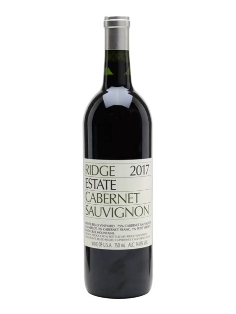 Ridge Vineyards Estate Cabernet Sauvignon 2017 The Whisky Exchange