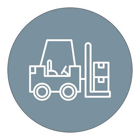 Premium Vector Forklift Vector Illustration Style