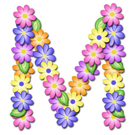 Alfabeto De Primavera Letras Em Png Muito Lindo Letras Em Png