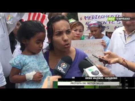 Venezuela Trabajadores Del Hospital De Carabobo Protestaron Por