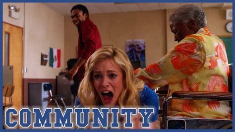 Britta Gets Spanked While Troy Cries Community Youtube