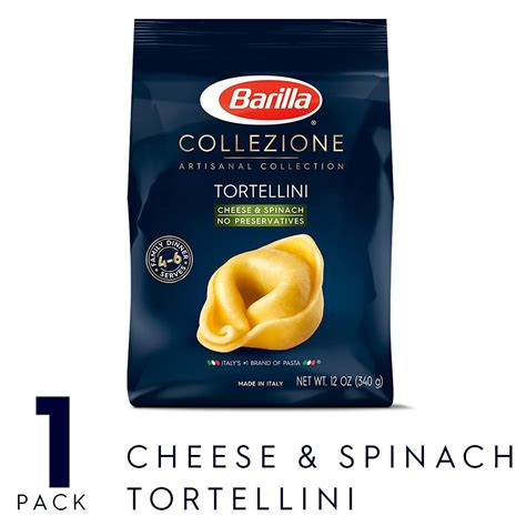 Barilla Collezione Cheese And Spinach Tortellini Pasta 12 Ounce Bag 6