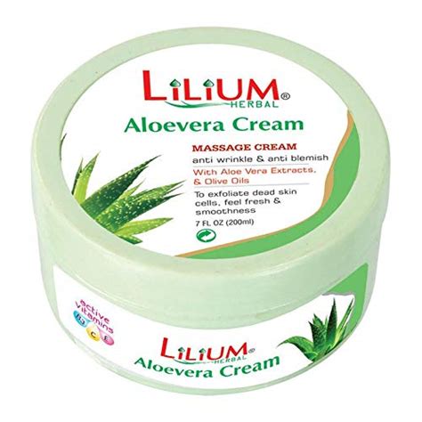 Lilium Aloe Vera Cream 200ml Health And Personal Care