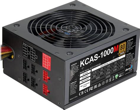 Fuente De Poder Aerocool Kcas 1000 1000w Modular 80 Bronce Mercado Libre