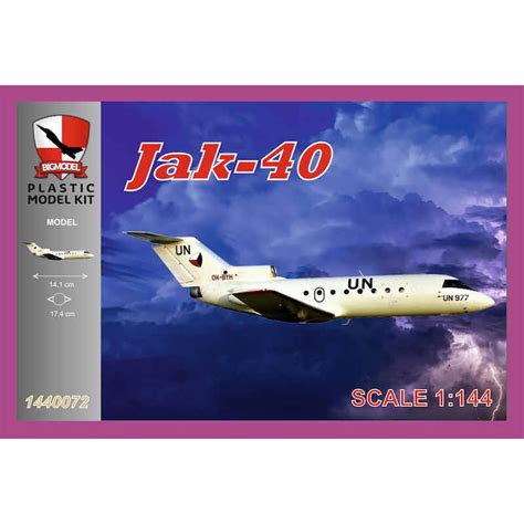 Maqueta Jakovlev Jak 40 Naciones Unidas 1 144