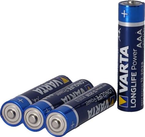 Batterie Varta Longlife Power Micro Lr St Ck Alkaline V Aaa