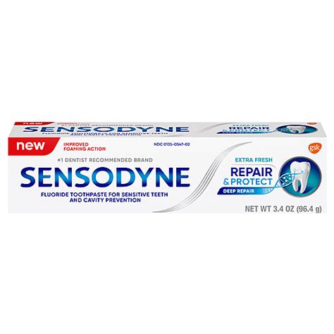 Sensodyne Toothpaste Extra Fresh Repair And Protect 3 4 Oz Health And Personal Care Fairplay Foods