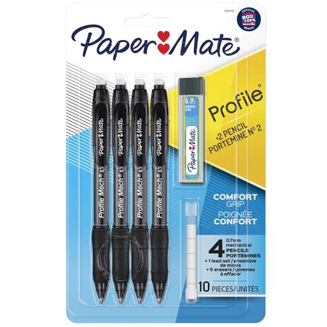 Paper Mate Profile Mech Mechanical Pencil Set 0 7mm 2 Pencil Lead