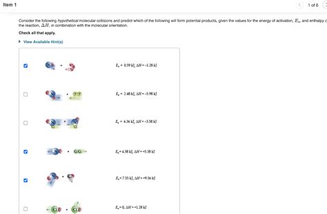 Solved Consider The Following Hypothetical Molecular Chegg