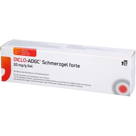 DICLO ADGC Schmerzgel forte 20 mg g Gel bei leichten bis mäßig starken