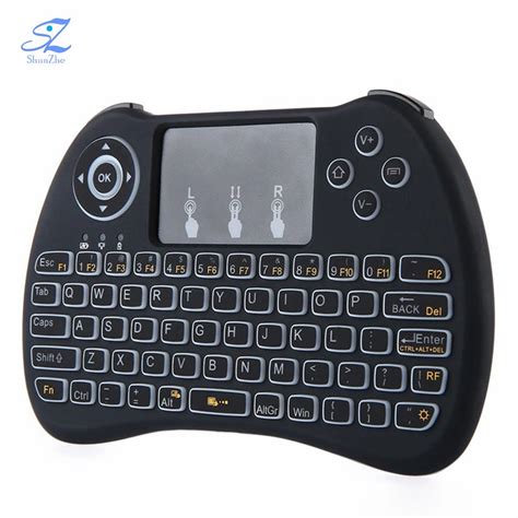 Mini H9 Hand Held 2 4GHz Wireless Qwerty Keyboard Remote Controller Air