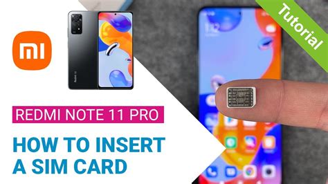 Xiaomi Redmi Note 11 Pro How To Insert A SIM Card