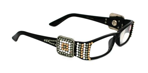 The Medallion Bling Reading Glasses For Women Adorned W Swarovski