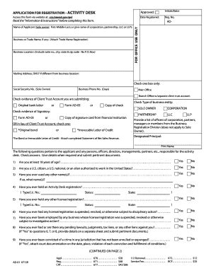 Fillable Online Information Binstructionsb For Filing Activity