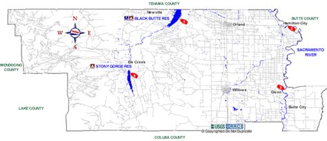 Glenn County Boat Ramps Map | BoatRamps.com