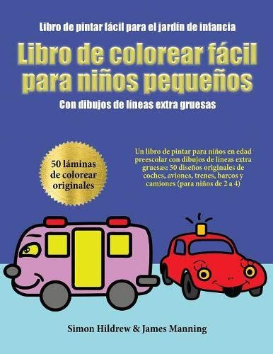 Buy Libro De Pintar F Cil Para El Jard N De Infancia Un Libro De