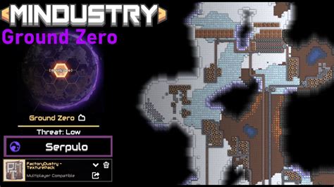 Mindustry Mod Factorydustry Serpulo Ground Zero Threat Low