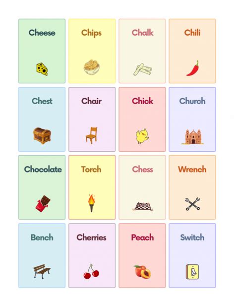 Ch Sound Words Look And Write Worksheets Library