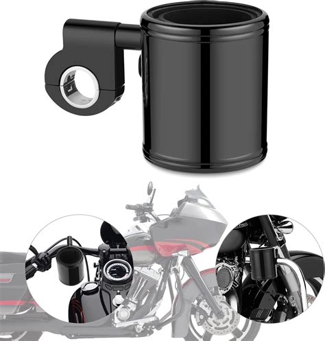 Acouto Porte gobelet réglable pour guidon de moto VTT bouteille d eau