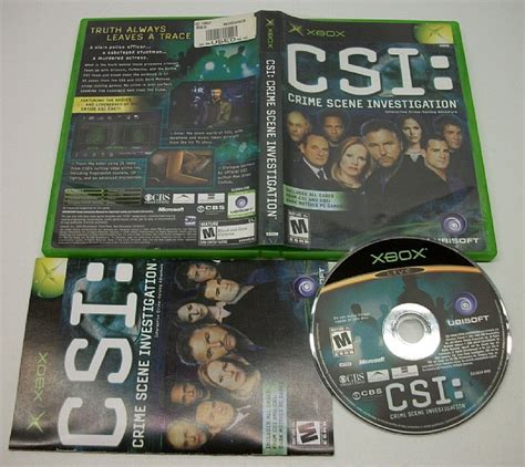 Csi Crime Scene Investigation Xbox Game Used