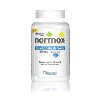 NORMOX BICARBONATO DE SODIO 500 MG 60 CAPSULAS Carol Tienda Online