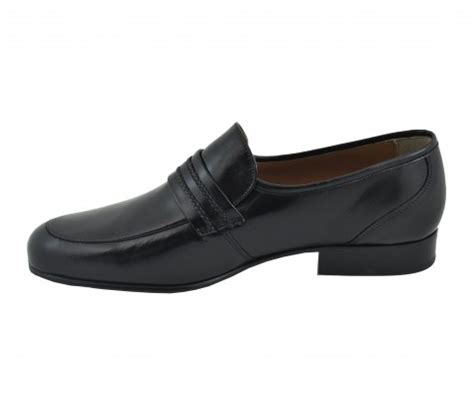 Zapato Ceremonia Ancho Especial Piel Detalle Trenzado Negro Benavente