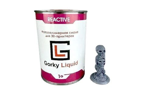 Фотополимер Gorky Liquid Reactive серый LCD/DLP (1 л) — купить в ...