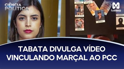 Tabata divulga vídeo vinculando Marçal a integrantes do PCC YouTube