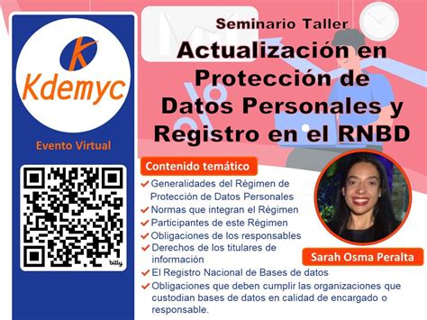 Seminario Taller Actualizaci N En Protecci N De Datos Personales Y