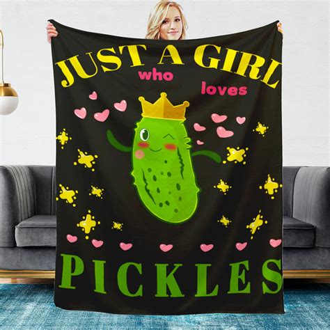 Amazon Pickles Blanket For Girls Women Pickles Throw Blanket Soft