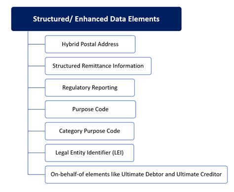 Key Structured Data Elements In Iso Swift Mx Messages For Cbpr