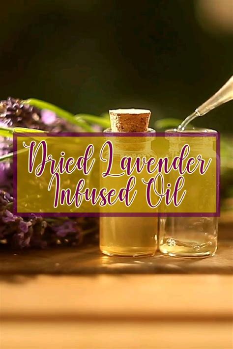 Homemade Lavender Infused Oil