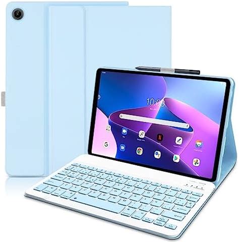 EasyAcc Funda Teclado para Tableta Lenovo Tab M10 Plus 3ª generación