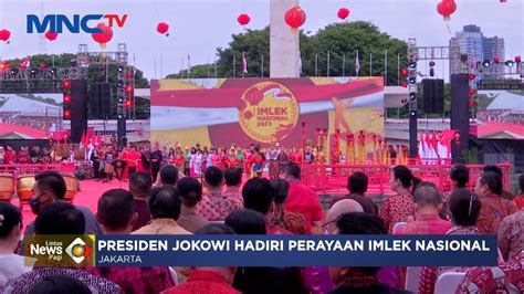 Presiden Jokowi Hadiri Perayaan Imlek Nasional Di Lapangan Banteng