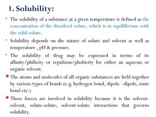 Physicochemical Properties Of Drug PPT