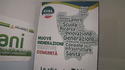 Nuove Generazioni Territori E Comunit Le Sfide Della Cisl Sul Pnrr