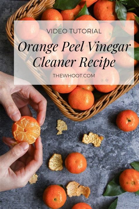 Orange Peel Vinegar Cleaner Recipe The WHOot Vinegar Cleaner Recipe