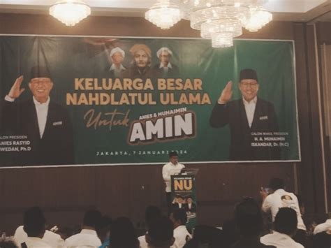 Keluarga Besar Nu Deklarasikan Dukungan Untuk Anies Muhaimin