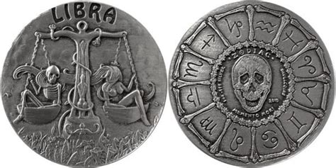 SkullCoins Memento Mori Zodiac Libra Vereinigte Staaten Numista