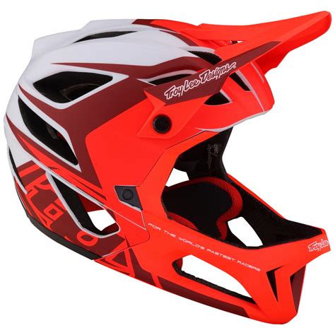 Troy Lee Designs Casco Stage Mips Valance Red Bike