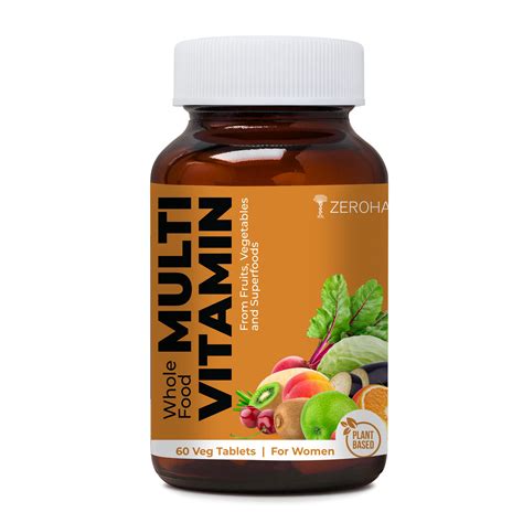 Buy Zeroharm Whole Food Multivitamin 60 Tablets Women Multivitamin And Multimineral Vitamin A