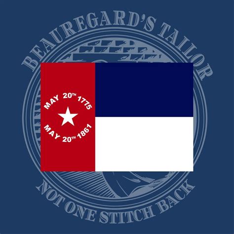 North Carolina State Flag 1861-1865 Magnet / Bumper Sticker - Etsy