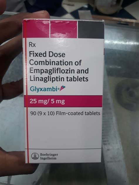 Glyxambi 25 Mg 5mg Tablet Prescription Rs 7020 Box Shivansh Trade